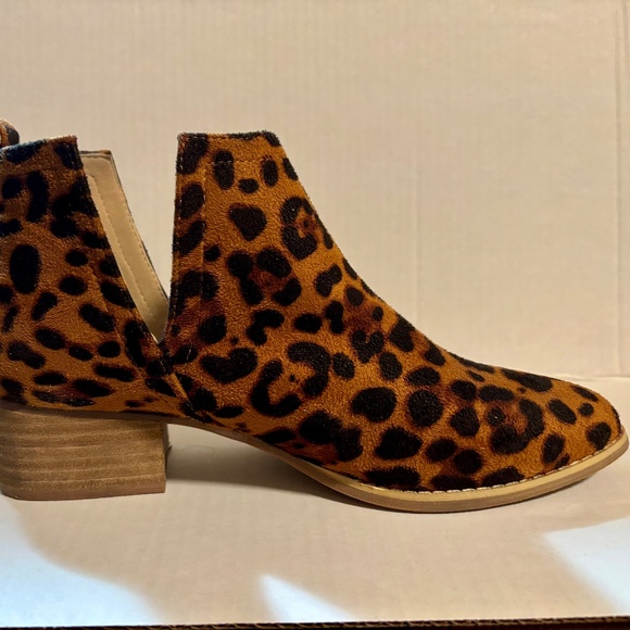 As A rider girl Leopard Low boot - Picture 1 of 2